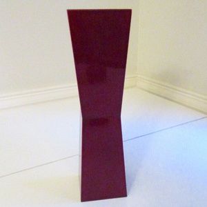 Japanese Red Lacquerware Flower vase